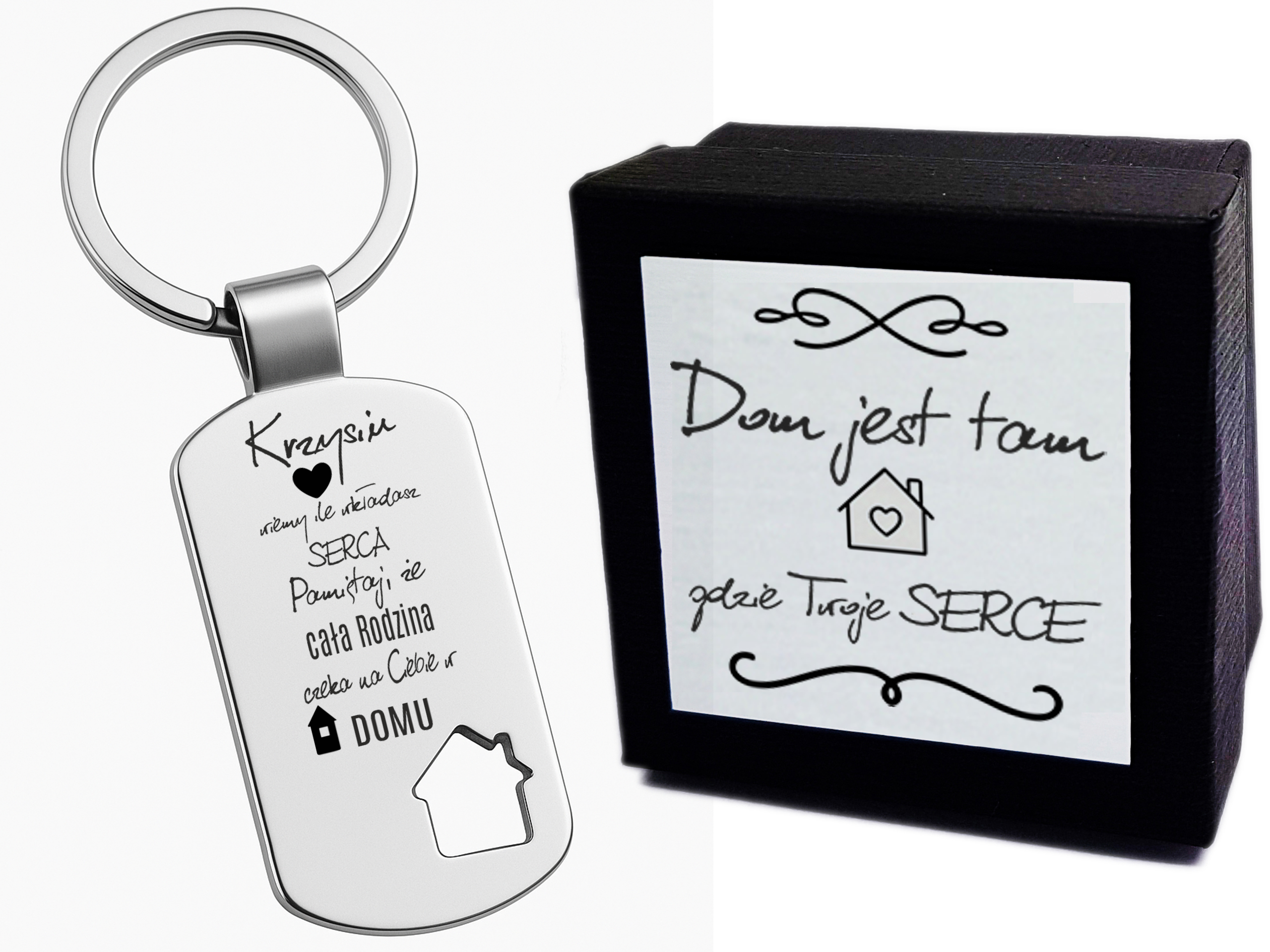 Brelok płaski - domek -MINIATURKA15