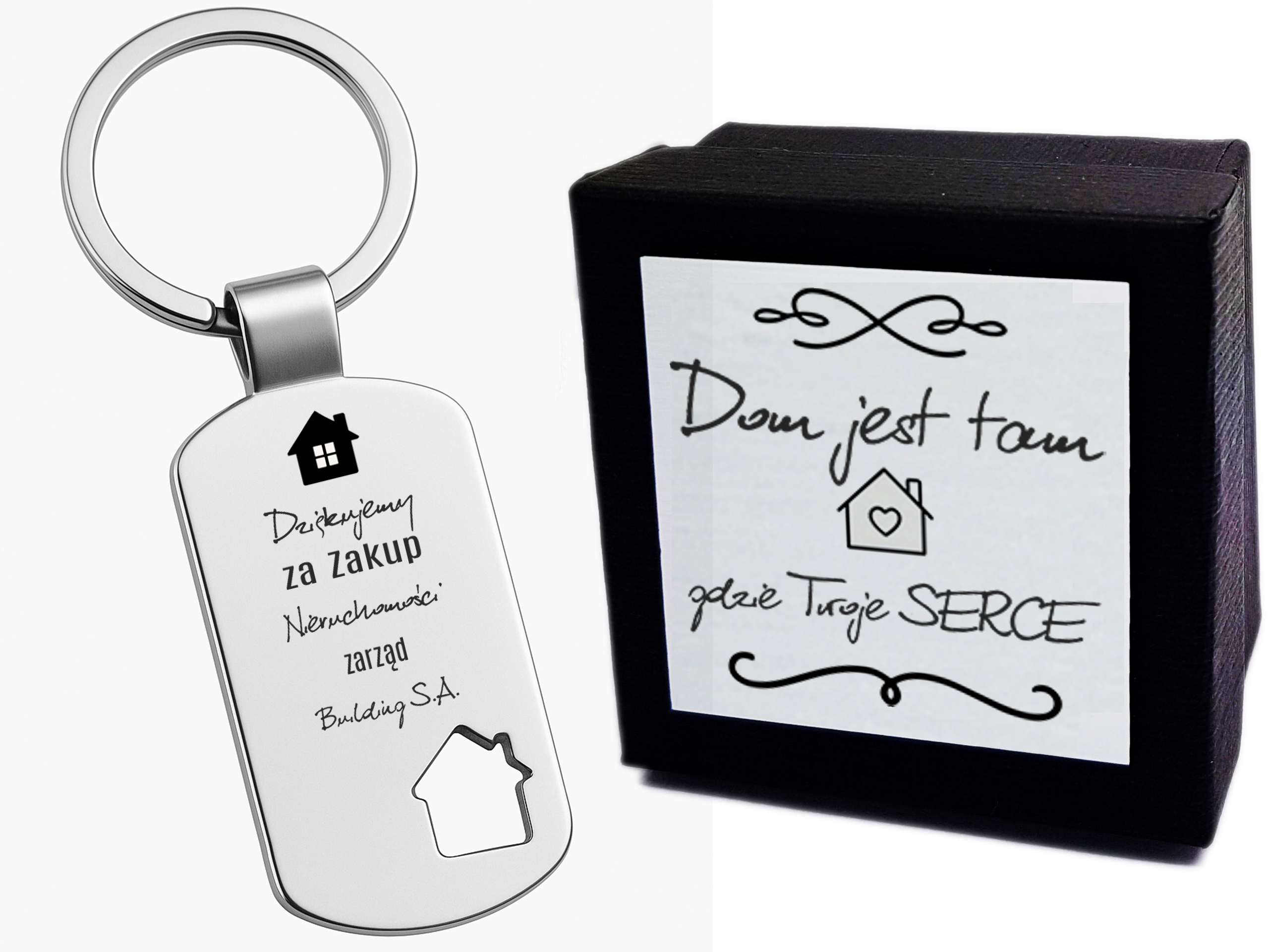 Brelok płaski - domek -MINIATURKA7