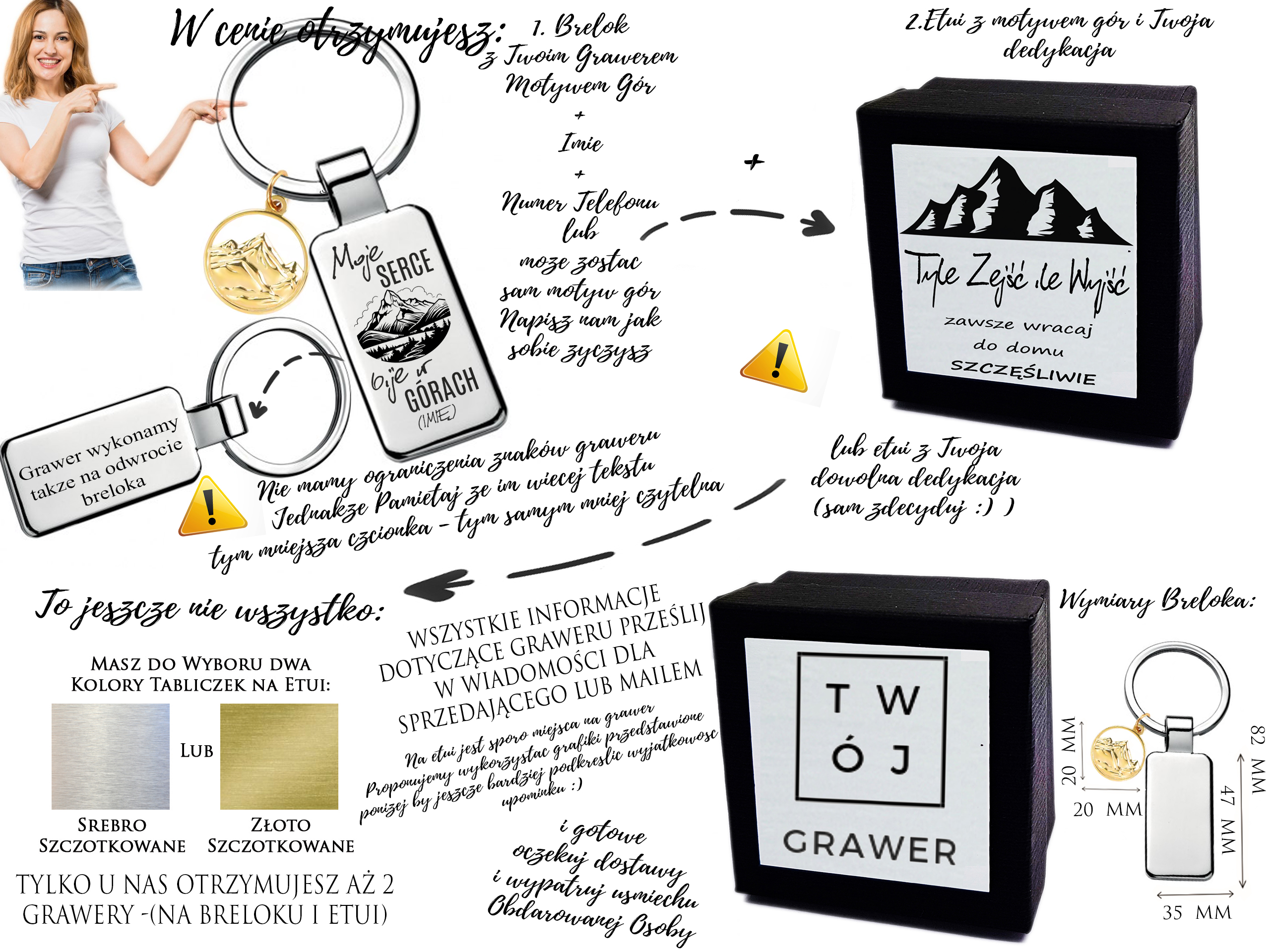 Brelok z motywem gór – idealny prezent dla miłośnika gór, tatromaniaka i pasjonata górskich wędrówek0