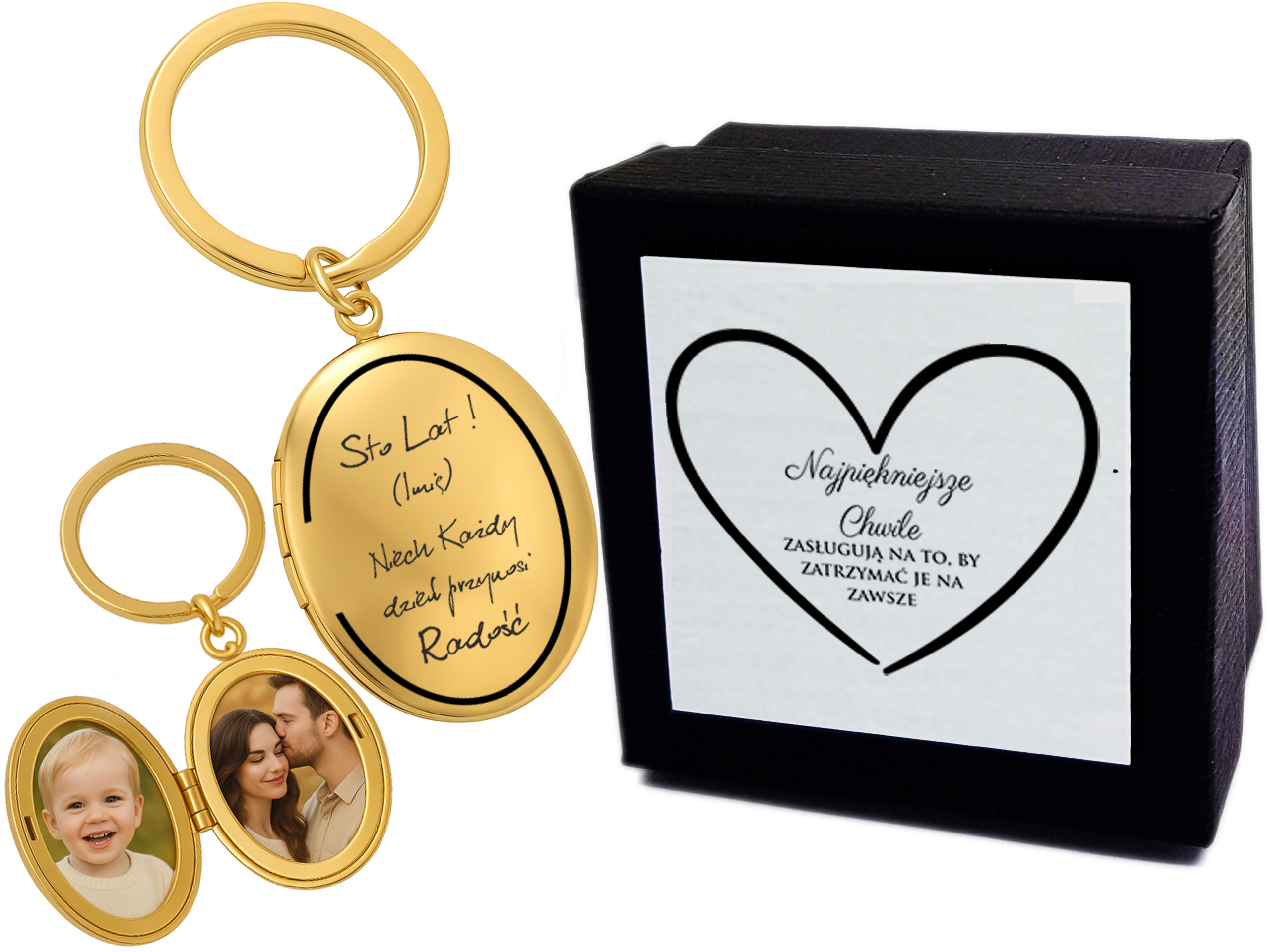 Medalion zawieszka ze zdjęciem prezent zdjeciami puzderko prezent uominek - MINIARURKA16