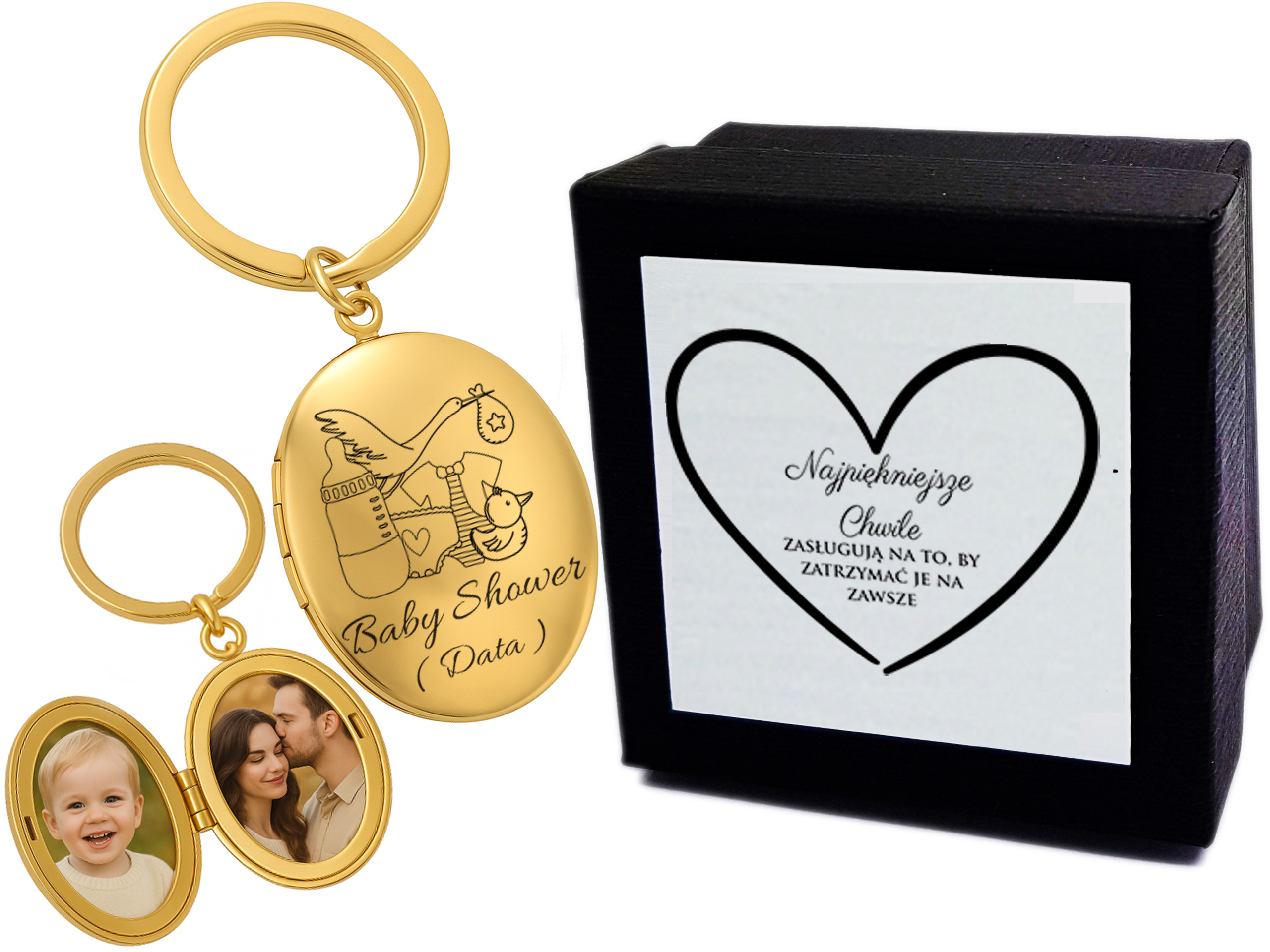 Medalion zawieszka ze zdjęciem prezent zdjeciami puzderko prezent uominek - MINIARURKA5