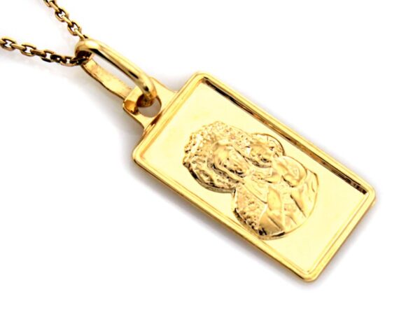 Złota zawieszka próba 585 (14Kt) Złota zawieszka Serce Podwójne  – symbol miłości i elegancji