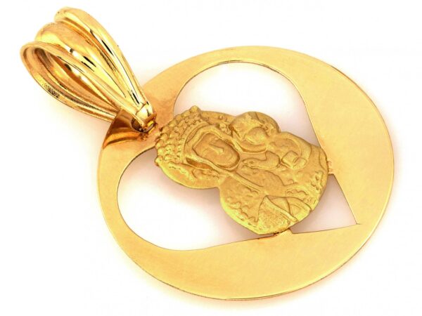 Złota zawieszka próba 585 (14Kt) Złoty Medalik Matka Boska Częstochowska – symbol miłości i elegancji