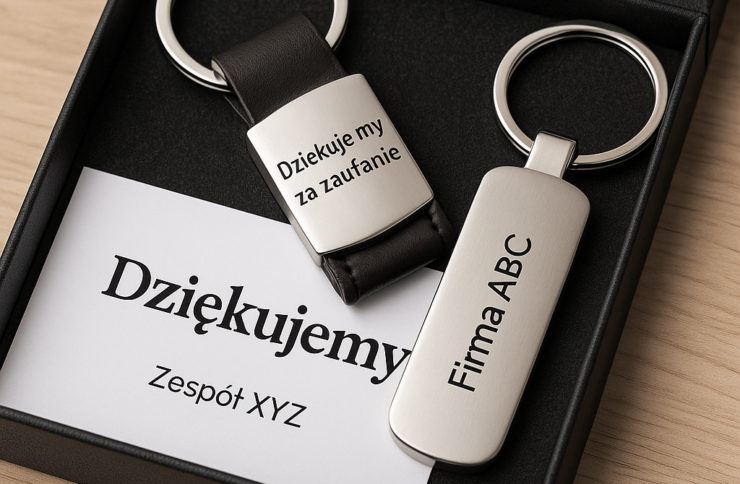 🎁 Breloki z grawerem jako prezent dla klientów – budowanie lojalności i pozytywnego wizerunku firmy 💼🔑