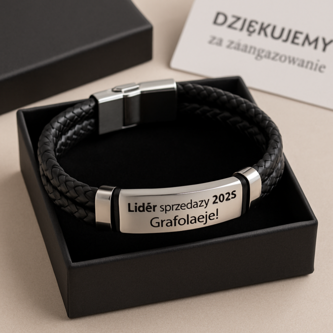 🎁 Bransoletki z grawerem jako nagrody w firmowych konkursach – elegancja i motywacja w jednym 🏆✨