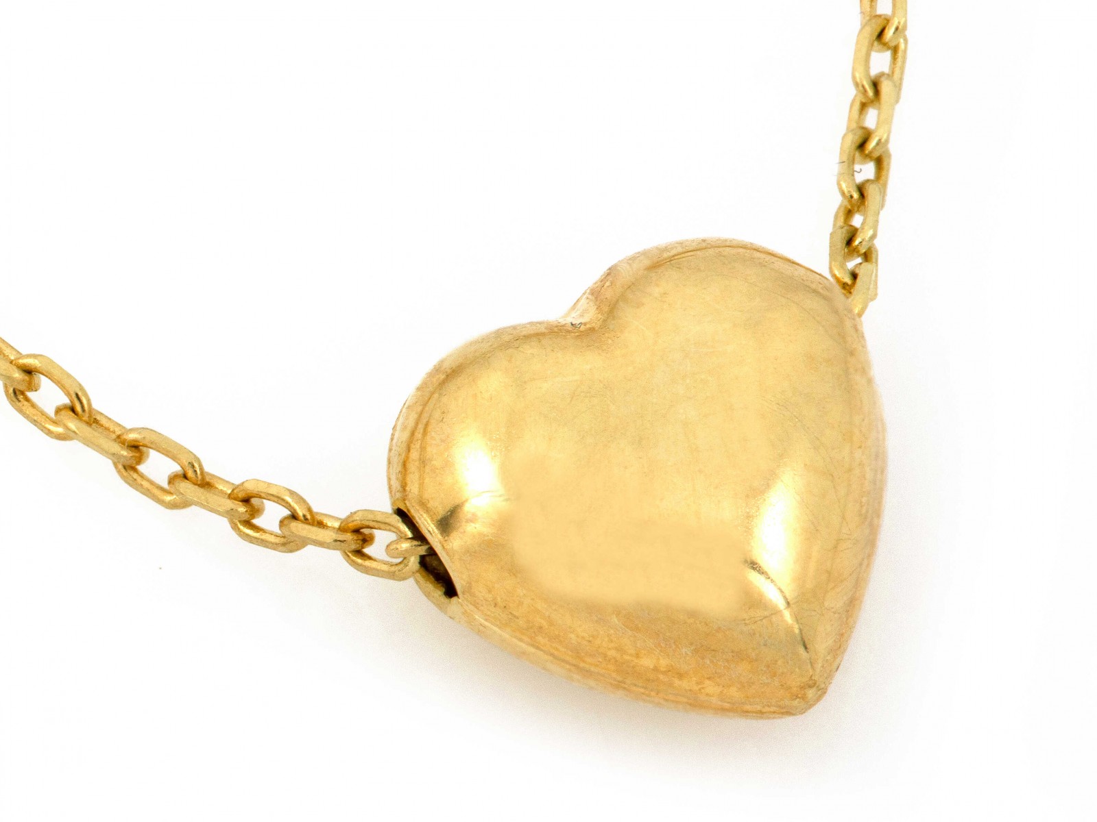 Celebrytka Złota Serduszko pr (1)