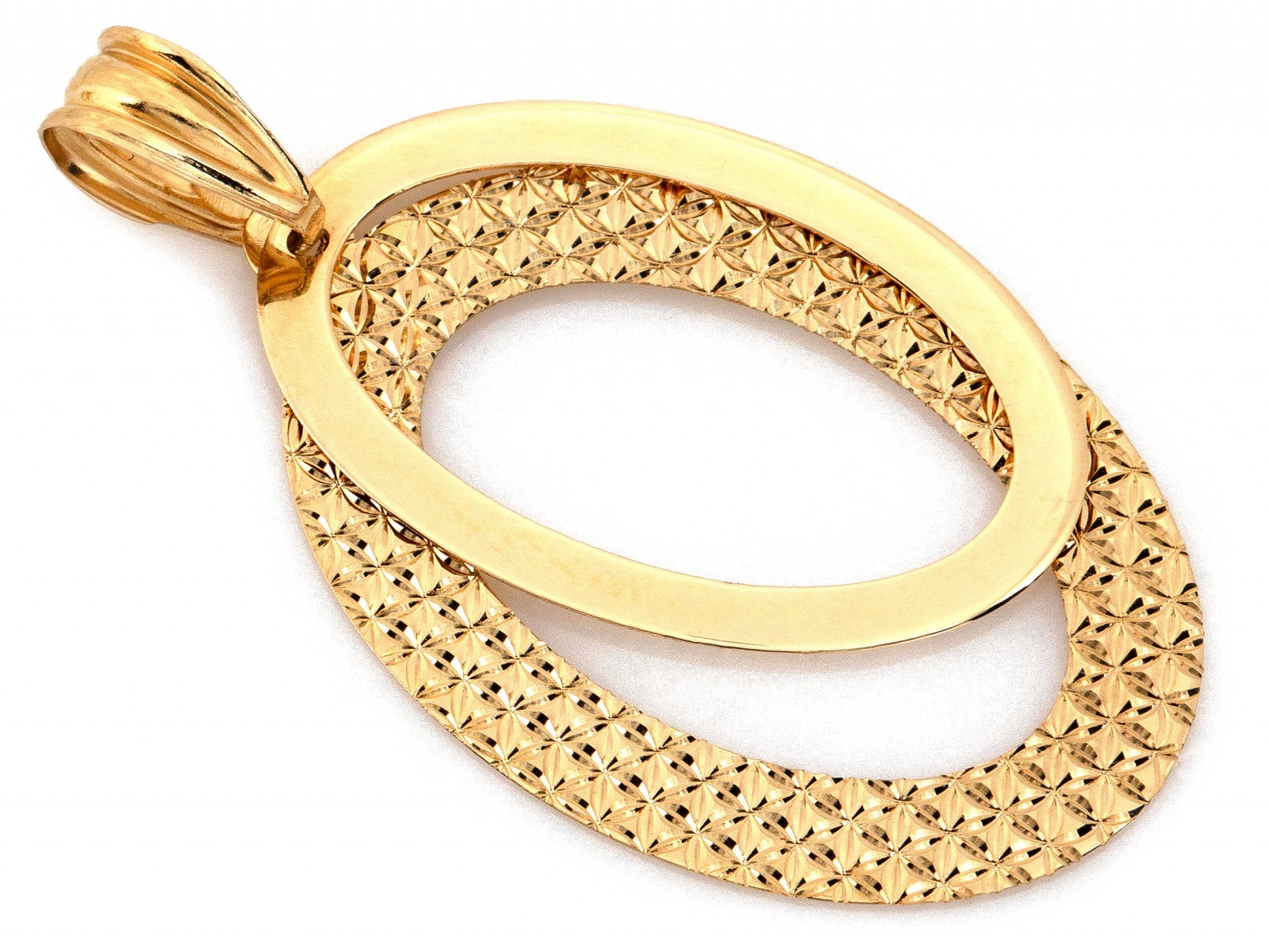 Zawieszka Owalna diamentowana (2)