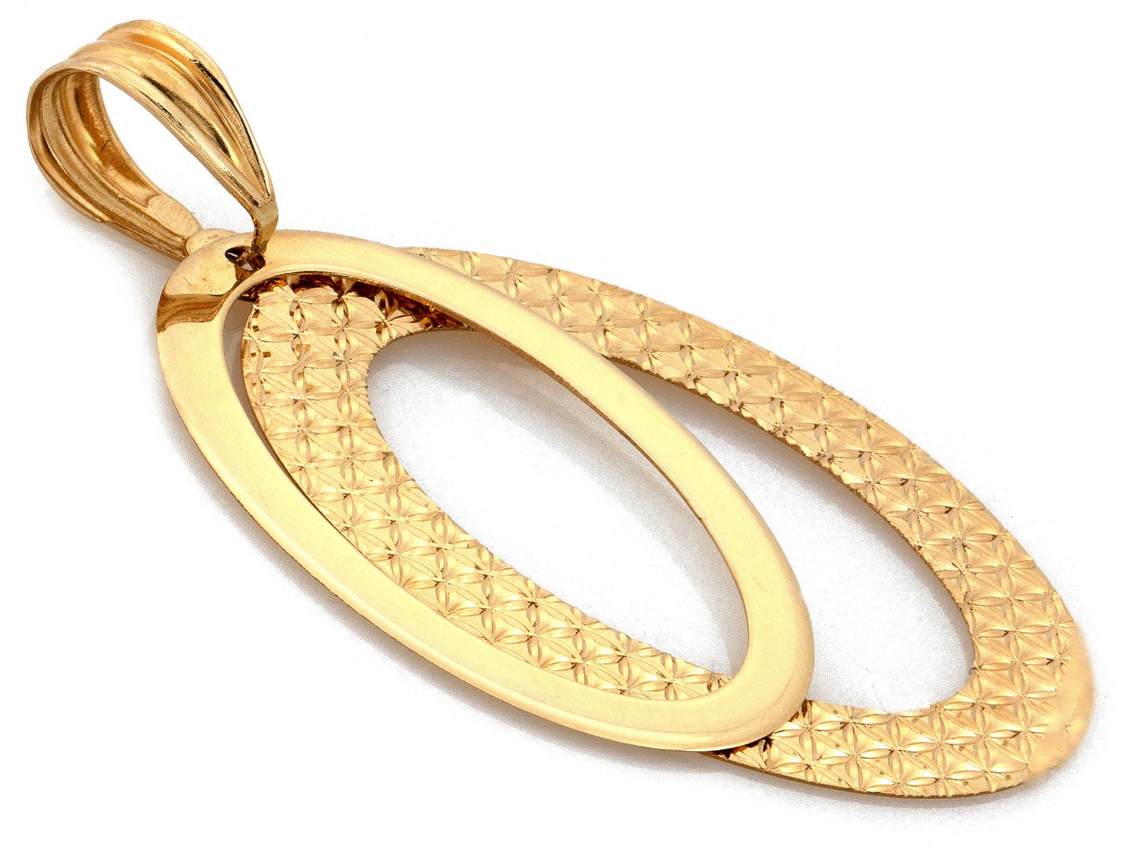 Zawieszka Owalna diamentowana (4)