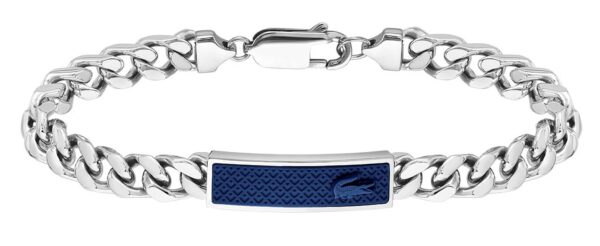 Bransoletka męska Lacoste Set And Match stal srebrna 2040097