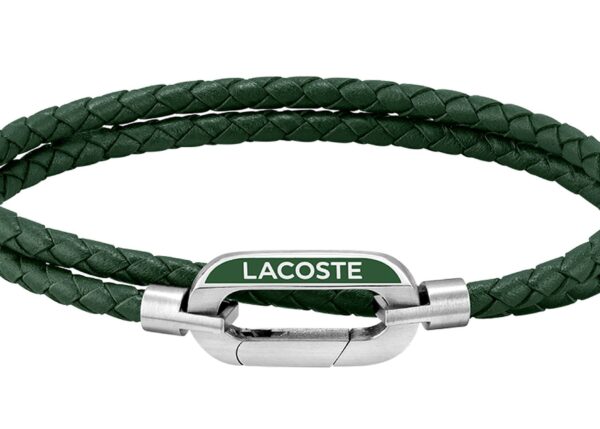 Bransoletka - Zielona - Logo - Lacoste - Męska - Prezent dla niego Starboard (2040111)