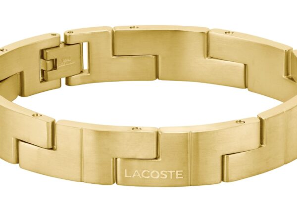 Bransoletka - Złota - Logo - Lacoste - Męska - Prezent dla niego Lacoste Catena (2040154)