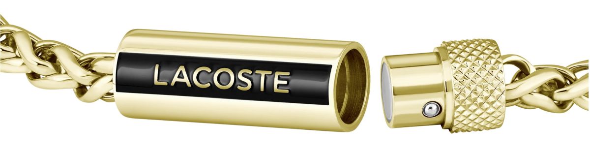 Bransoletka - Złota - Logo - Lacoste - Męska - Prezent dla niego Spelt (2040338) - obrazek 4
