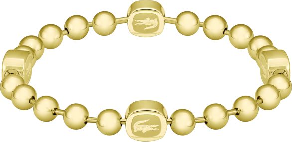 Bransoletka -Złota - Logo - Lacoste - Męska - Prezent dla niego Vigor (2040409)
