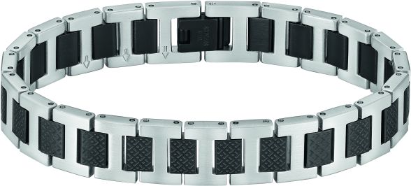 Bransoletka -Czarny - Logo - Lacoste - Męska - Prezent dla niego Metropole (2040418) - obrazek 6