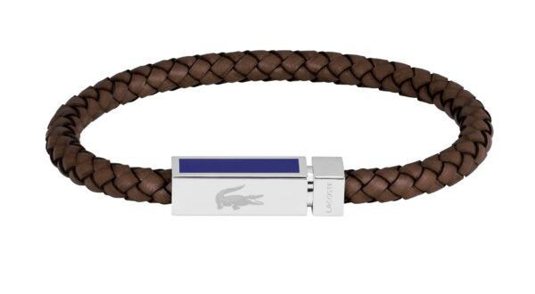 Bransoletka męska Lacoste Rockel stal srebrna 2040450