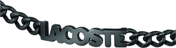 Bransoletka - Czarna - Logo - Lacoste - Męska - Prezent dla niego Script (2040478) - obrazek 5