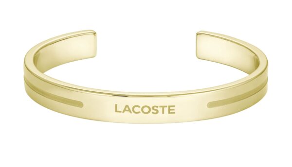 Bransoletka męska Lacoste Adventurer stal złota 2040527 – zbliżenie