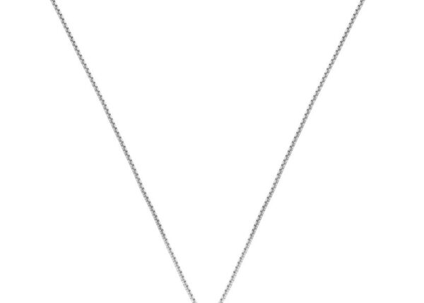 Naszyjnik - Srebrny - Logo - Lacoste - Męski- Prezent dla niego District (2040536)