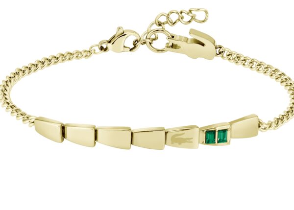 Bransoletka Złota- Logo - Lacoste - Damska- Prezent dla niej (2040582)