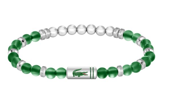 Bransoletka męska Lacoste stal srebrna 2040591 – zbliżenie