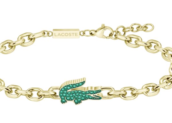 Bransoletka Złota- Logo - Lacoste - Unisex - Prezent dla niego i dla niej (2040611)