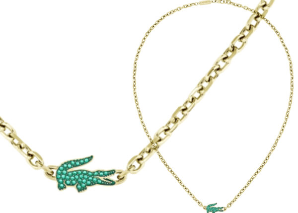 Naszyjnik - Złoty- Logo - Lacoste - Damski / Męski- Prezent dla niej/ dla niego ARTHOR  (2040612)