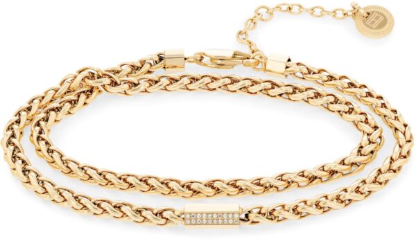 Bransoletka Tommy Hilfiger 2780876 złota z kryształami