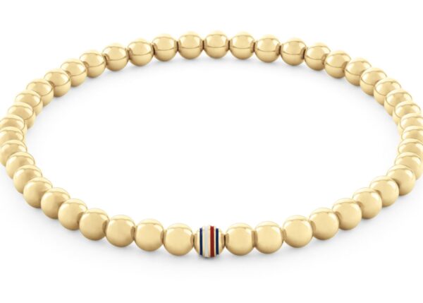 Bransoletka - Złota - Logo - Tommy Hilfiger - Damska - Prezent dla niej (2780938)