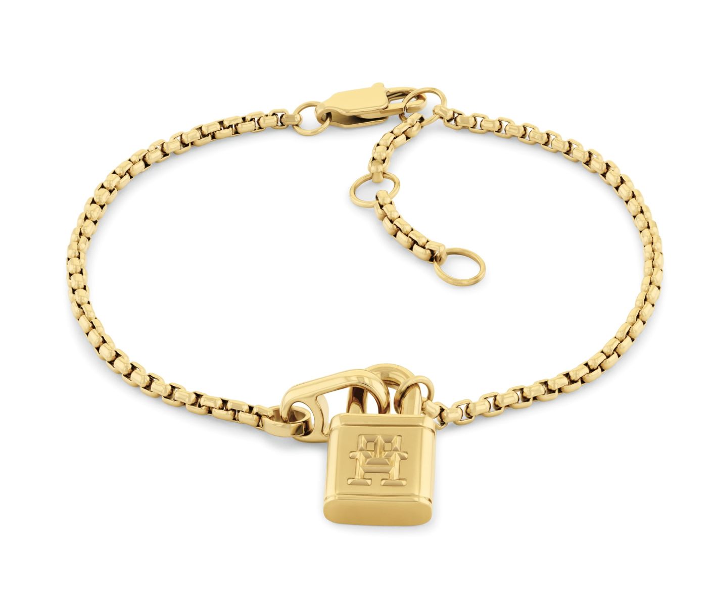 Bransoletka - Złota - Logo - Tommy Hilfiger - Damska - Prezent dla niej (2780943)