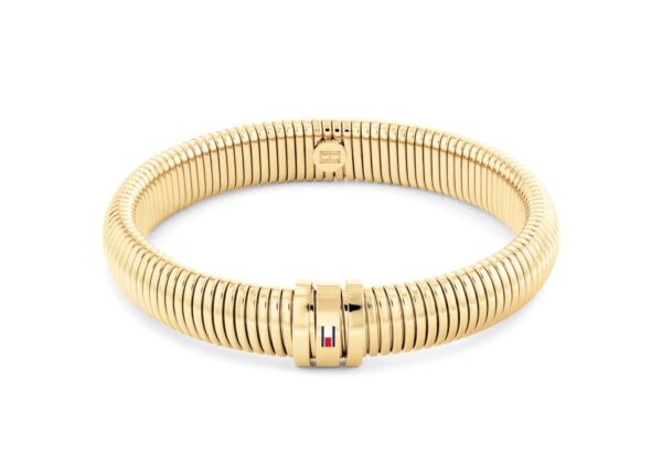 Bransoletka - Złota - Logo - Tommy Hilfiger - Damska - Prezent dla niej (2780995)