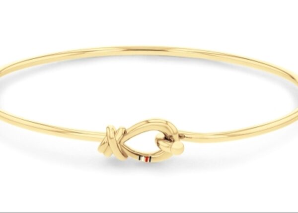 Bransoletka - Złota - Logo - Tommy Hilfiger - Damska - Prezent dla niej (2781028)