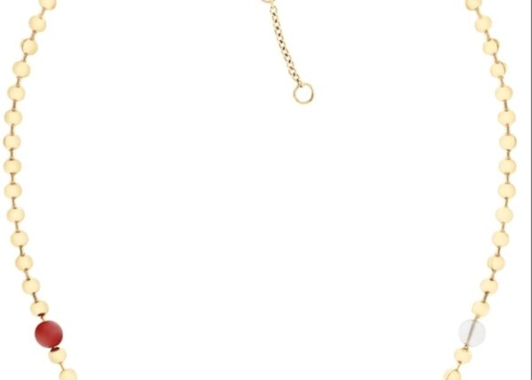 Naszyjnik - Złota - Logo - Tommy Hilfiger - Damski - Prezent dla niej (2781039)