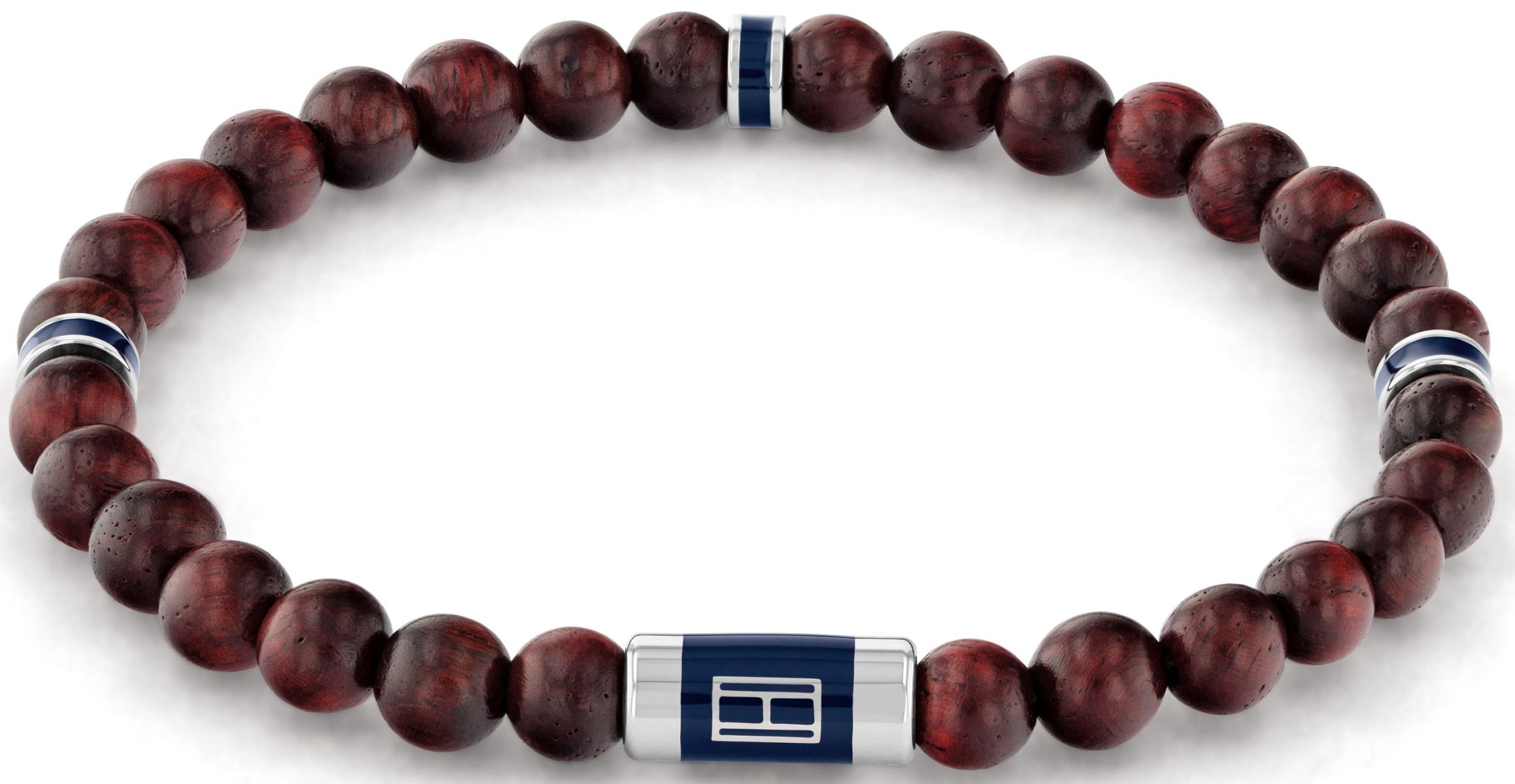 Bransoletka - Brązowa - Logo - Tommy Hilfiger - Męska - Prezent dla niego (2790324)