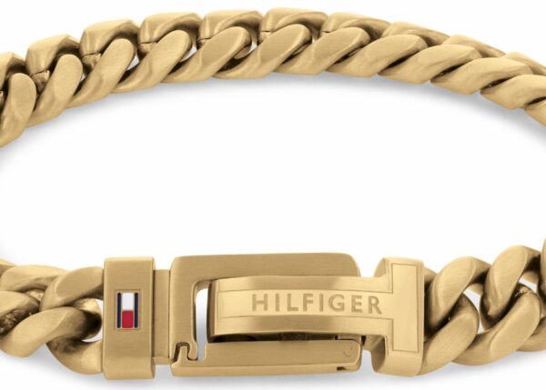 Bransoletka - Złota - Logo - Tommy Hilfiger - Męska - Prezent dla niego (2790434)