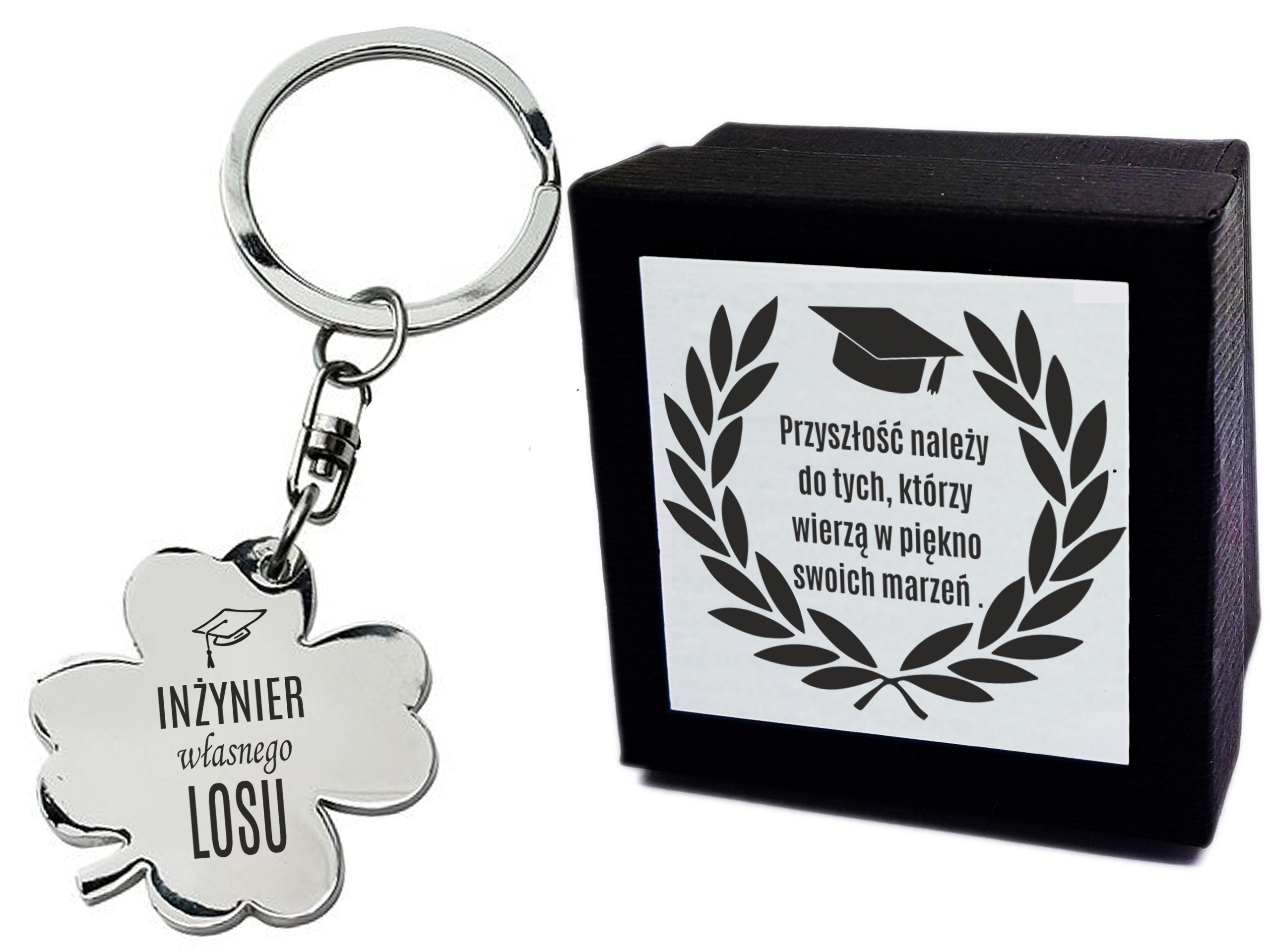 Brelok Na Pamiątkę Zakończenia Roku Szkolnego - dla uczniów, absolwentów - Inżynier własnego losu