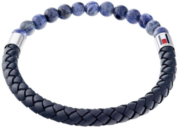 Bransoletka - Granatowa - Logo - Tommy Hilfiger - Męska - Prezent dla niego (2790475)