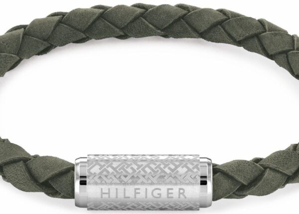 Bransoletka - Zielona - Logo - Tommy Hilfiger - Męska - Prezent dla niego (2790481)