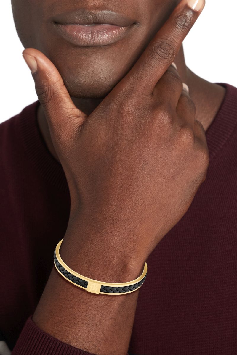 Bransoletka - Złota - Logo - Tommy Hilfiger - Męska - Prezent dla niego (2790491) - obrazek 3