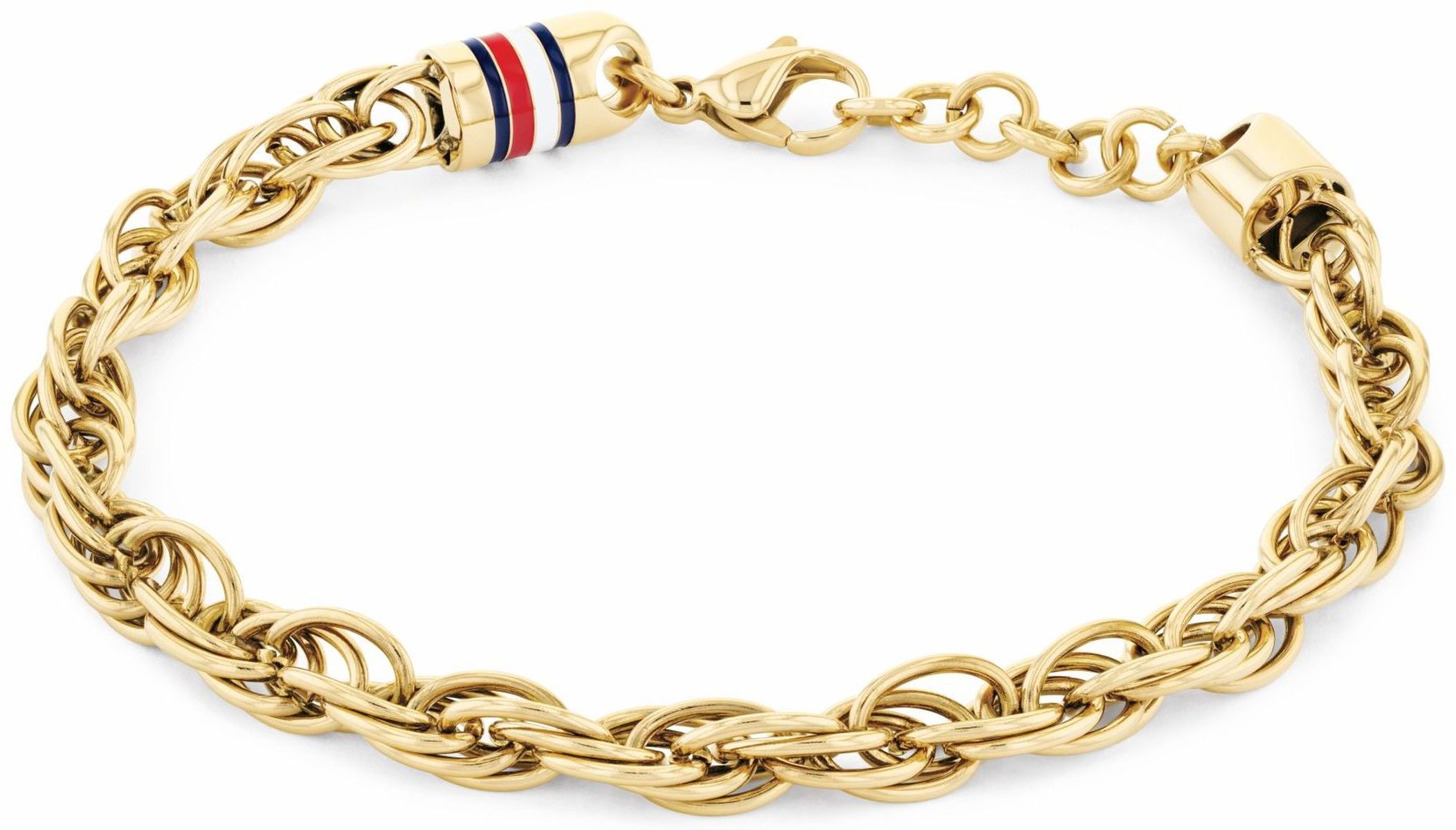 Bransoletka - Złota - Logo - Tommy Hilfiger - Męska - Prezent dla niego (2790500)