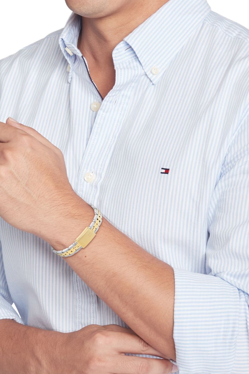 Bransoletka - Złota - Logo - Tommy Hilfiger - Męska - Prezent dla niego (2790502) - obrazek 3