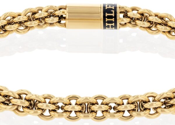 Bransoletka - Złota - Logo - Tommy Hilfiger - Męska - Prezent dla niego (2790522)