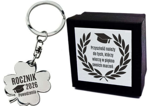 Brelok Na Pamiątkę Zakończenia Roku Szkolnego - dla uczniów, absolwentów - Rocznik 2026
