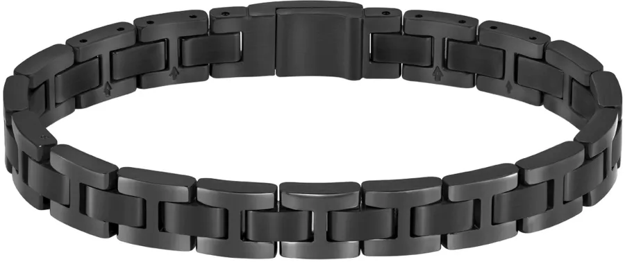 Bransoletka BOSS Metal Link Essentials 1580055 czarna – zbliżenie na ogniwa
