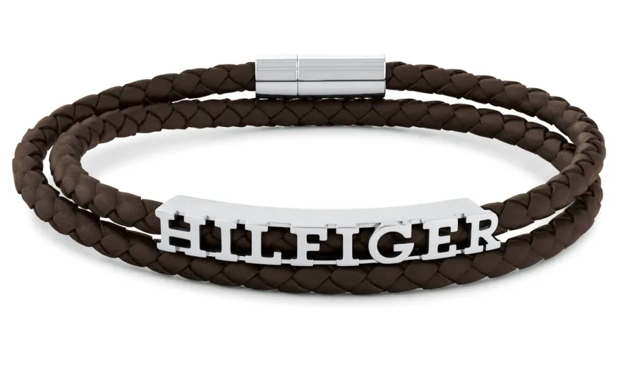 Bransoletka męska Tommy Hilfiger 2790589 skóra brązowa