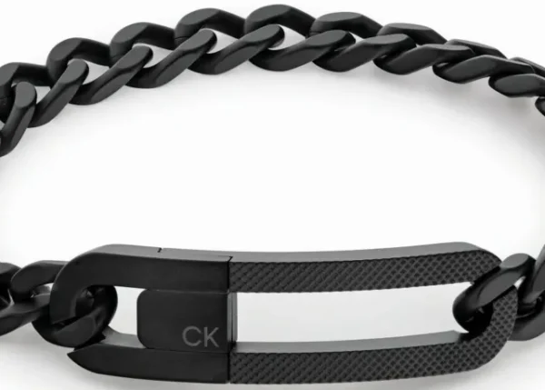 Bransoletka męska Calvin Klein Mens Chain Link 35000133 stal czarna