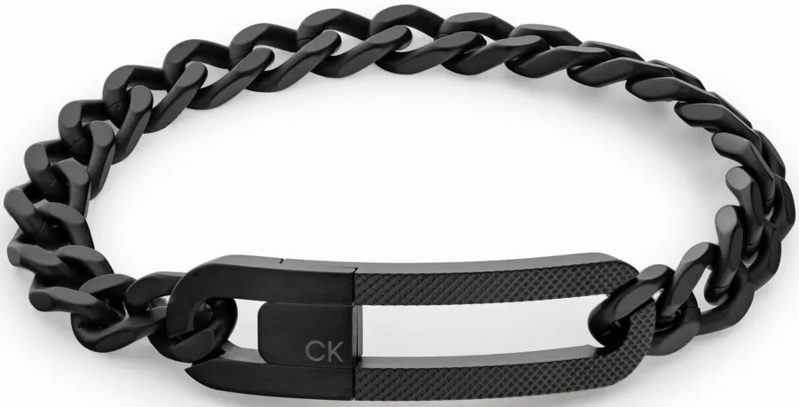 Bransoletka męska Calvin Klein Mens Chain Link 35000133 stal czarna