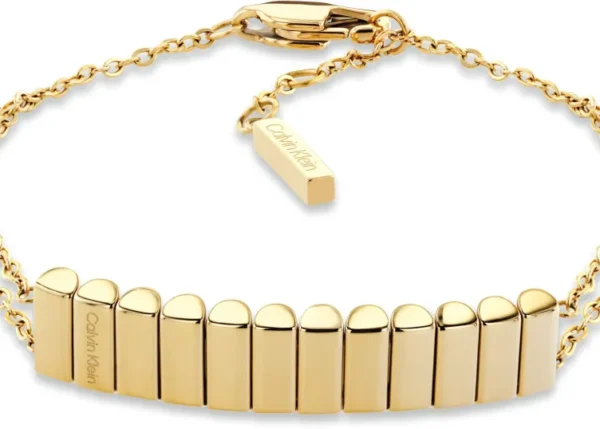 Bransoletka damska Calvin Klein Modern Repetition 35000942 stal złota