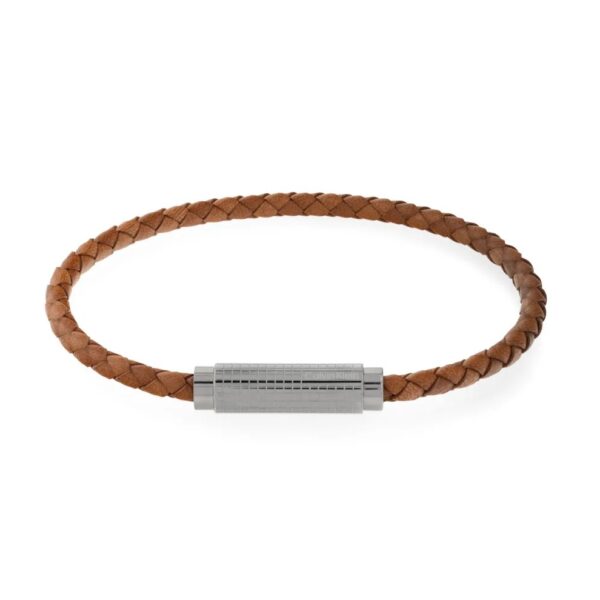 Bransoletka męska Calvin Klein Modern Grid 35000421 skóra brązowa