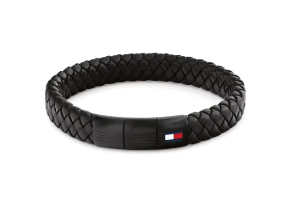 Bransoletka męska Tommy Hilfiger 2790662 skóra czarna