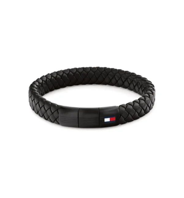 Bransoletka męska Tommy Hilfiger 2790662 skóra czarna